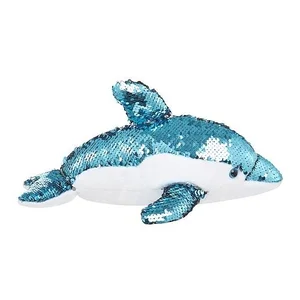 Obrazek Delfin cekiny niebieski