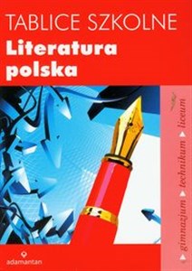 Bild von Tablice szkolne Literatura polska Gimnazjum, technikum, liceum