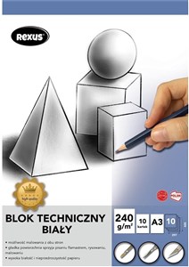 Bild von Blok techniczny A3/10K biały Premium