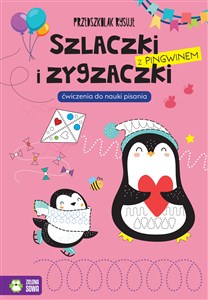 Bild von Przedszkolak rysuje Szlaczki i zygzaczki z pingwinem