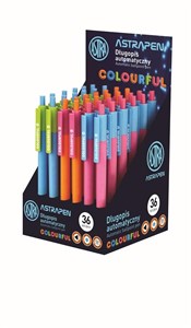 Bild von Długopis automatyczny trójkątny Astrapen Colorful display 36 sztuk