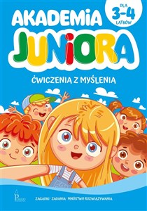 Obrazek Akademia Juniora. Ćwiczenia z myślenia 3-4 lata