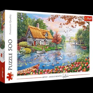 Obrazek Puzzle Cicha przystań 500