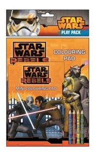 Bild von Dwie kolorowanki z kredkami. Star Wars Rebels