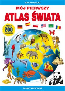 Bild von Mój pierwszy atlas świata Ponad 200 naklejek. Zabawy kreatywne