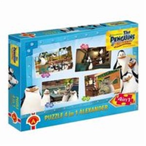 Bild von Puzzle Pingwiny z Madagaskaru 4 w 1