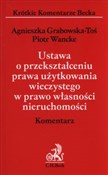 Ustawa o p... - Agnieszka Grabowska-Toś, Piotr Wancke - Ksiegarnia w niemczech