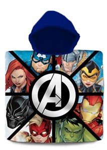 Bild von Poncho kąpielowe Avengers 120x60cm MV15890