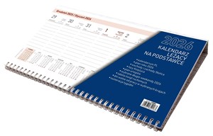 Obrazek Kalendarz 2026 leżący na podstawce