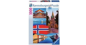 Bild von Puzzle 1000 Kolaż Trondheim