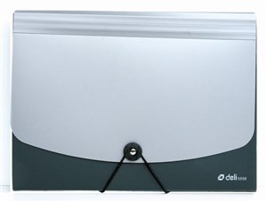 Obrazek Teczka 5888 12 przegródek A4 zielona DELI