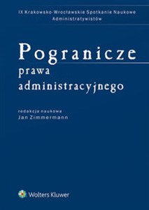 Obrazek Pogranicze prawa administracyjnego