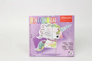 Bild von Mini cube head jednorożec