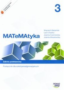 Obrazek MATeMAtyka 3 Podręcznik Zakres podstawowy Szkoła ponadgimnazjalna