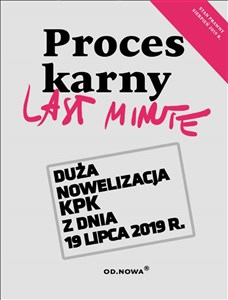 Obrazek Last Minute Proces Karny 2019