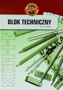 Bild von Blok techniczny A4 10 kartek 10 sztuk