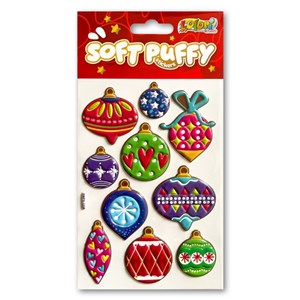 Bild von Naklejki puffy Christmas Balls