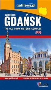 Obrazek Gdańsk główne miasto. Plan miasta z przewodnikiem (wersja angielska)