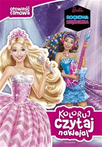 Bild von Barbie Rockowa księżniczka Koloruj czytaj naklejaj
