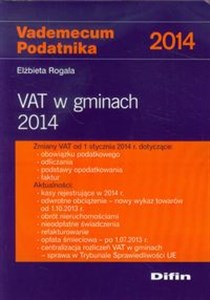 Bild von Vademecum Podatnika 2014 VAT w gminach 2014