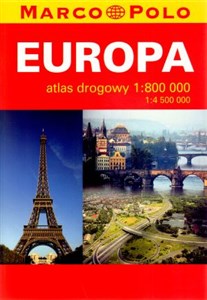 Obrazek Europa atlas drogowy 1:800 000/1:4 500 000