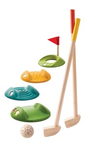 Obrazek Drewniany mini golf - duży zestaw