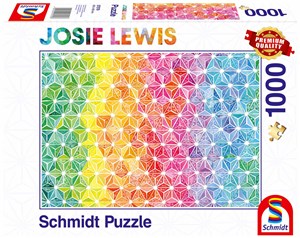 Bild von Puzzle 1000 Josie Lewis, Kolorowe trójkąty