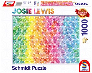 Obrazek Puzzle 1000 Josie Lewis, Kolorowe trójkąty