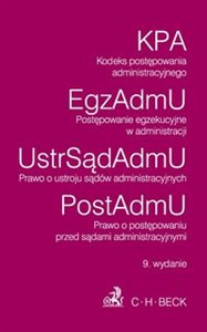 Obrazek Kodeks postępowania administracyjnego Postępowanie egzekucyjne w administracji Prawo o postępowaniu przed sądami administracyjnymi