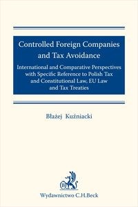Bild von Controlled Foreign Companies (CFC) and Tax Avoidance: International and Comparative Perspectives