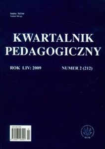 Bild von Kwartalnik pedagogiczny nr 2/2009