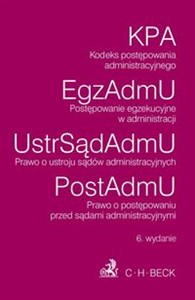 Bild von Kodeks postępowania administracyjnego Postępowanie egzekucyjne w administracji Prawo o ustroju sądów administracyjnych  Prawo o postępowaniu przed sądami administracyjnymi