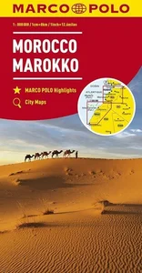 Obrazek Maroko mapa mapa MARCO POLO Z PEŁNYM INDEKSEM