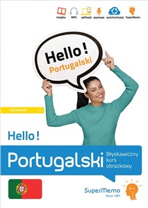Obrazek Hello! Portugalski Błyskawiczny kurs obrazkowy (poziom podstawowy A1)