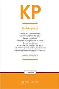 Obrazek KP. Kodeks pracy oraz ustawy towarzyszące