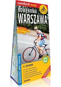 Bild von Comfort!map Rowerowa Warszawa 1:29 000 plan miasta