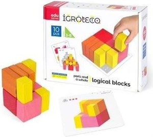 Obrazek Klocki drewnianie Bloki 10el