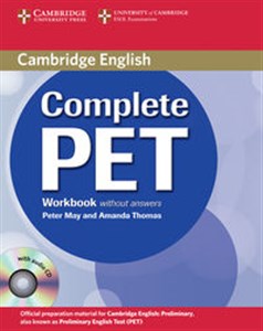 Obrazek Complete PET Workbook without answers + CD