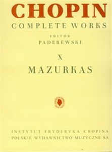 Bild von Chopin Complete Works X Mazurki