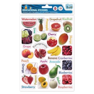Obrazek Naklejki edukacyjne owoce