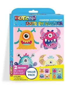 Obrazek Dotz By Number  Tiny Monsters
