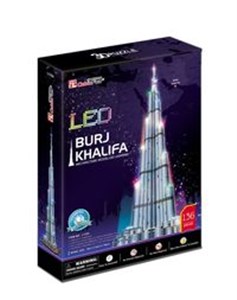 Bild von Puzzle 3D LED Burj Khalifa136
