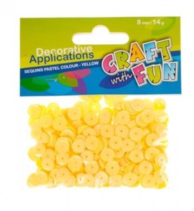 Bild von Cekiny metaliczne kółka 8mm żółte