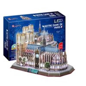 Obrazek Puzzle 3D LED Katedra Notre Dame 149