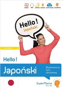 Obrazek Hello! Japoński Błyskawiczny kurs obrazkowy (poziom podstawowy A1)