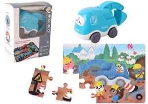 Bild von Auto puzzle Przygoda drogowa koparka