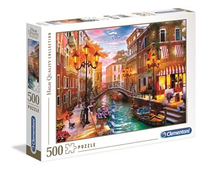 Bild von Puzzle High Quality Collection Sunset over Venice 500