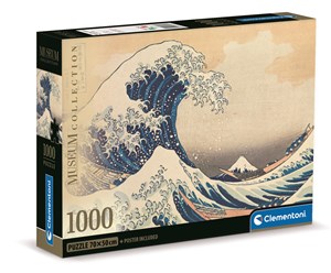 Obrazek Puzzle 1000 Muzeum Hokusai Wielka fala