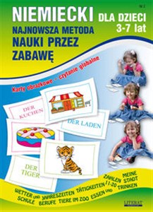 Bild von Niemiecki dla dzieci 3-7 lat Nr 2 Karty obrazkowe - czytanie globalne