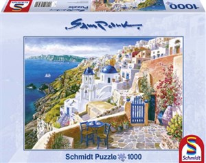 Bild von Puzzle 1000 Widok z Santorini